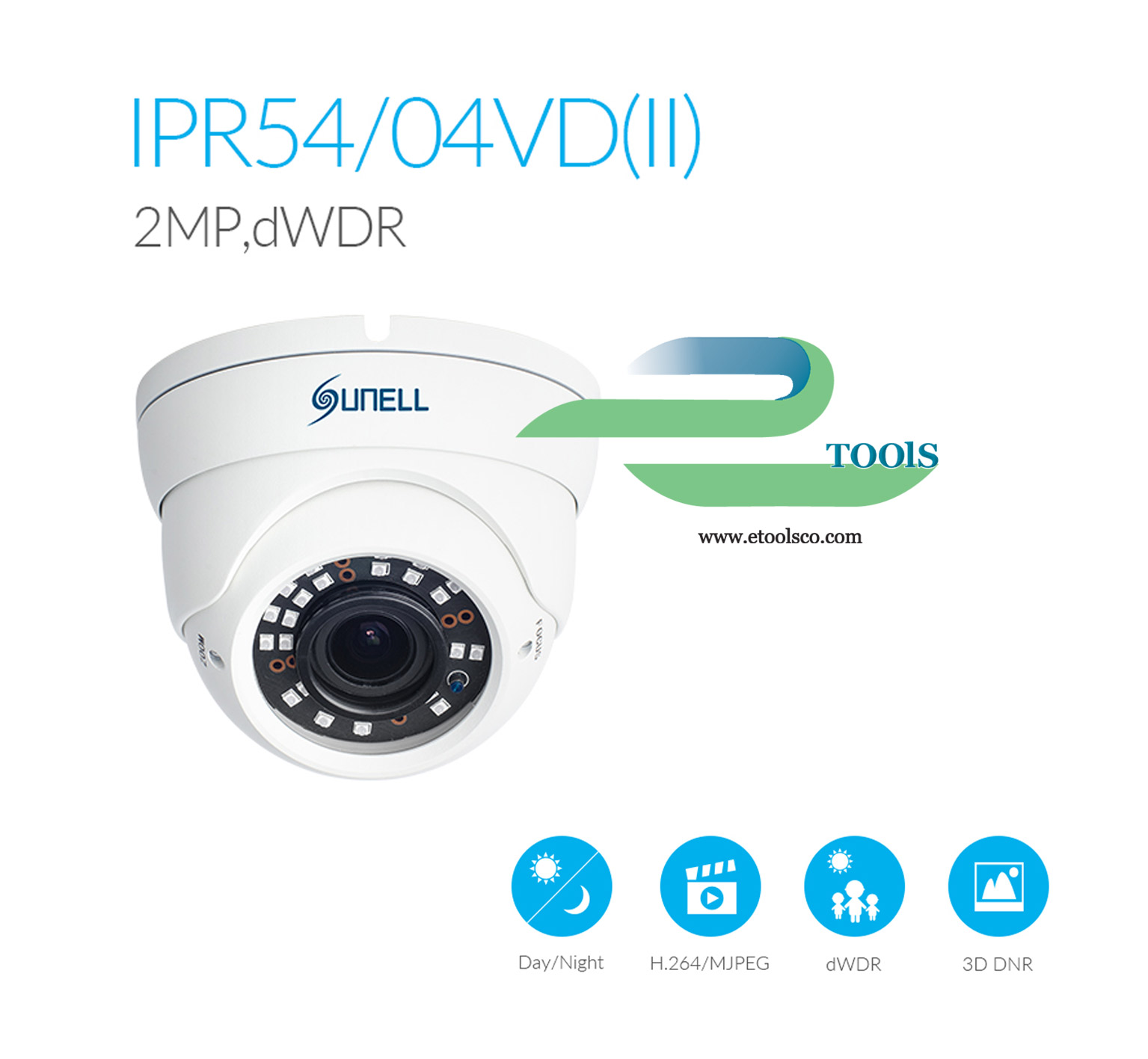 دوربین مداربسته شبکه سانل SN IPR54/04VD II